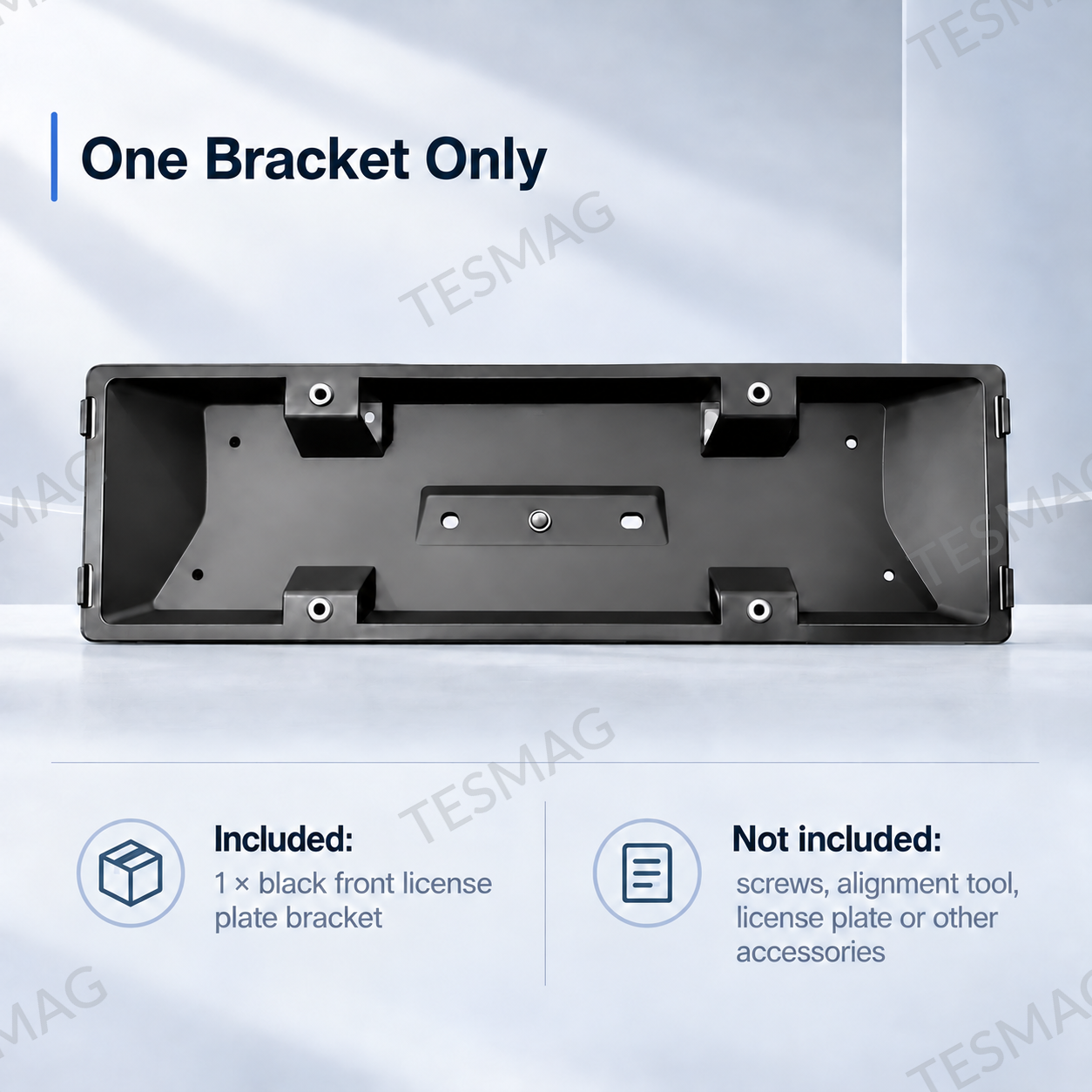 EU Front License Plate Bracket for Tesla Model Y Juniper 2025–2026