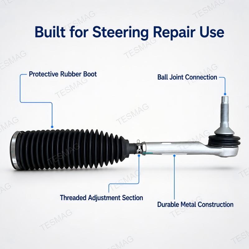 Outer Tie Rod End Ball Joint Assembly for Tesla Model 3 2017-2023 | 1044841-00-C