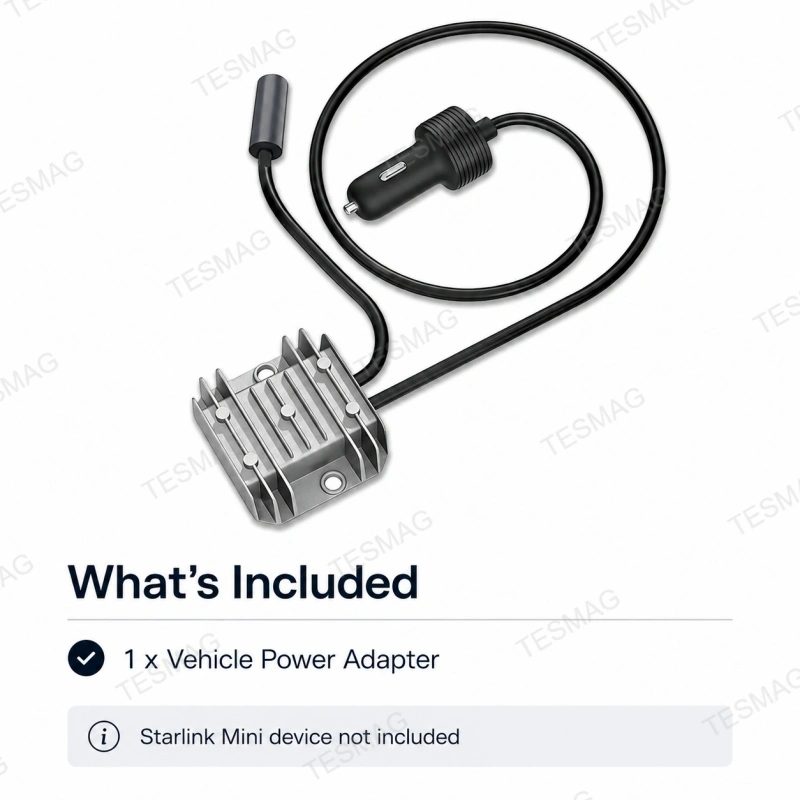12V/24V to 30V 3.5A Car Charger Adapter for Starlink Mini