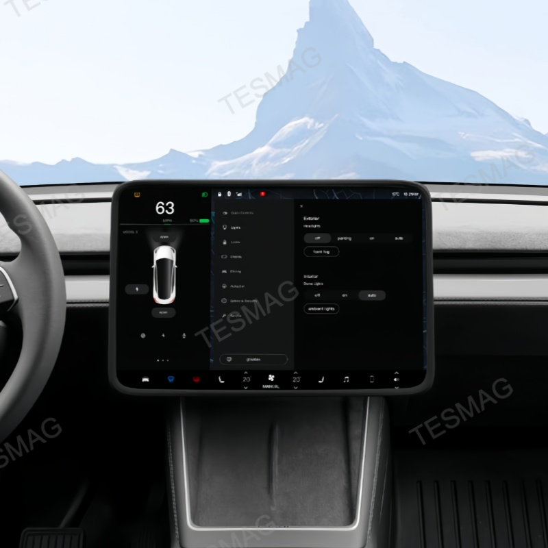 Plaid Silicone Screen Protector for Tesla Model 3/Y