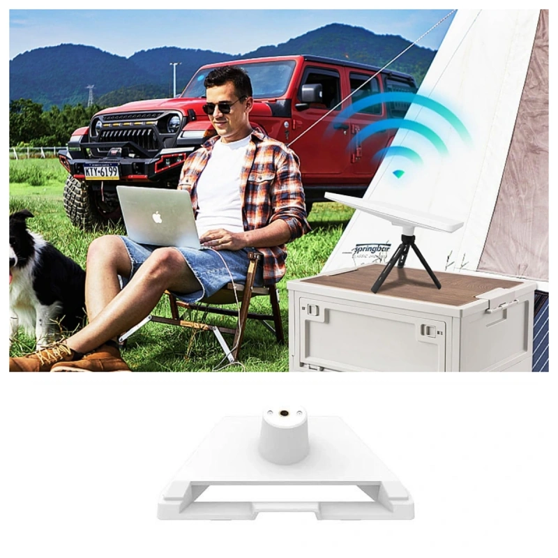 Portable 1/4-Inch Adapter Mount for Starlink Mini Satellite