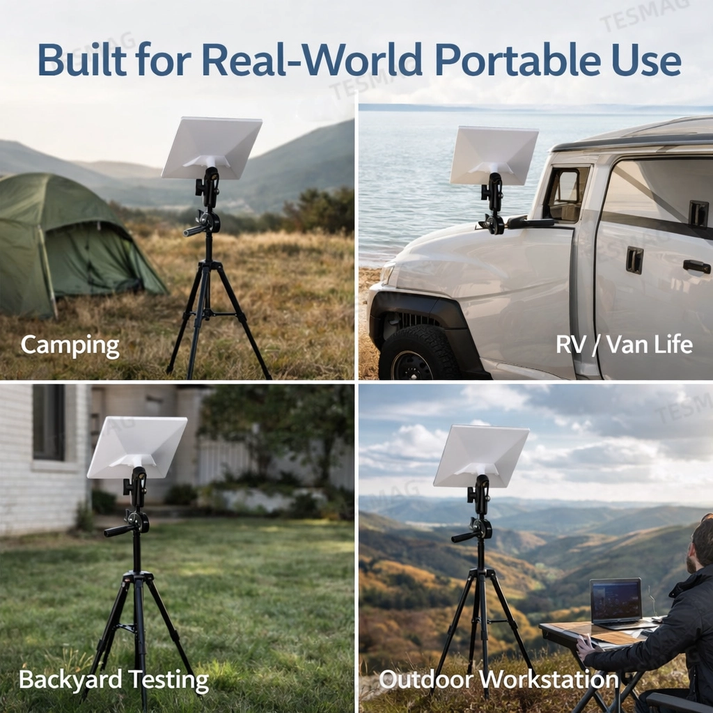 Portable Tripod Adapter for Starlink Mini