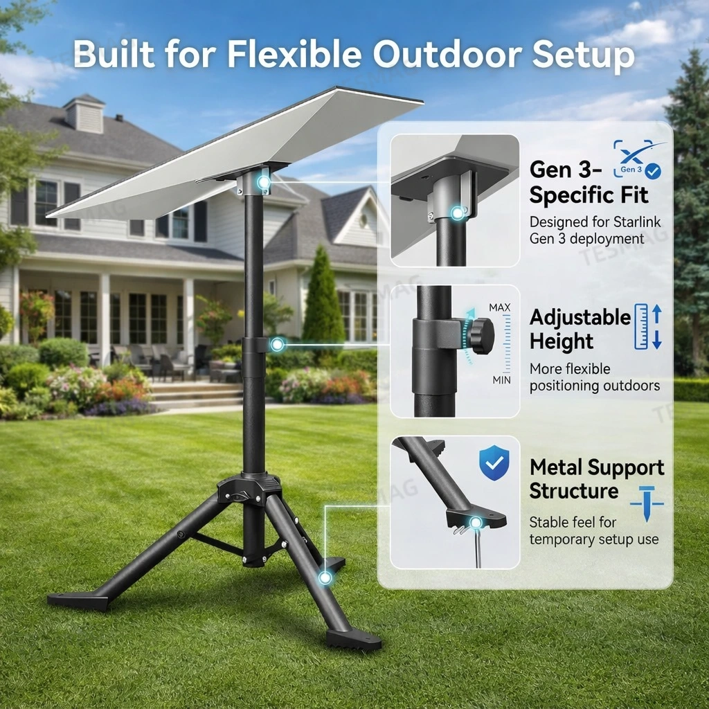 Portable Tripod Stand for Starlink Gen 3