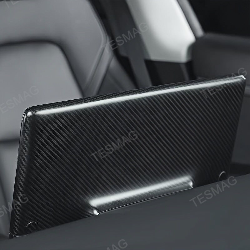 Real Carbon Fiber Center Control Screen Back Cover for Tesla Model 3/Y