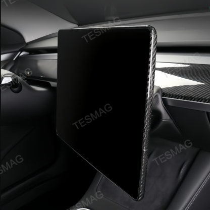 Real Carbon Fiber Center Control Screen Back Cover for Tesla Model 3/Y