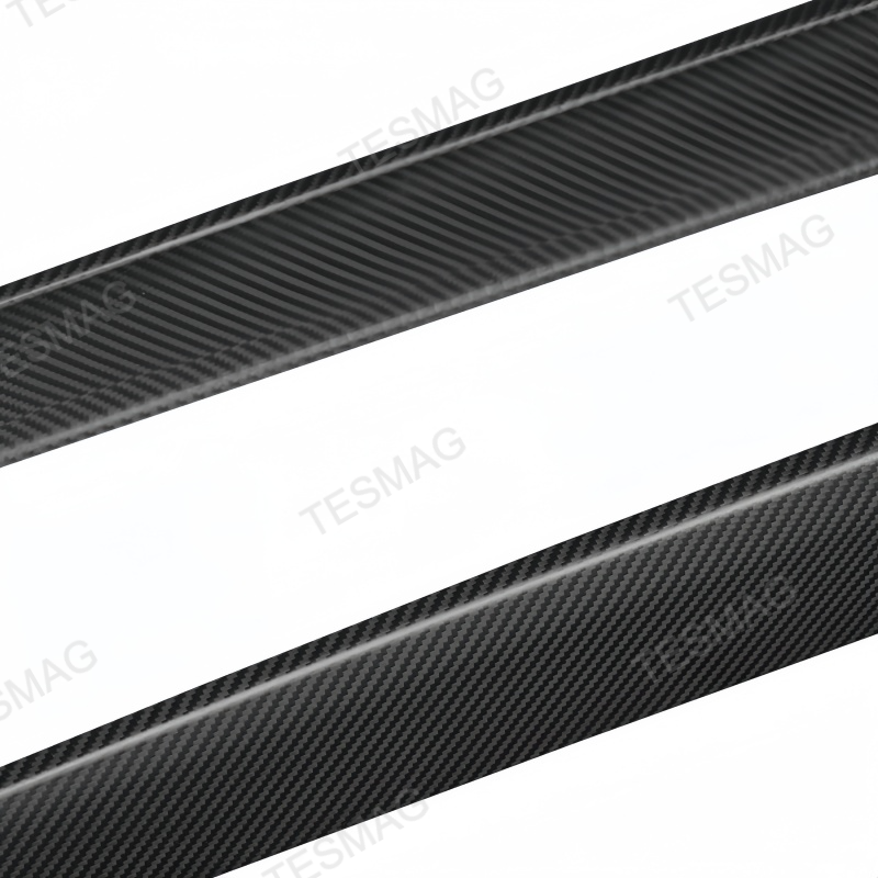 Real Carbon Fiber Console Side Panel Protector For Tesla Model Y Juniper