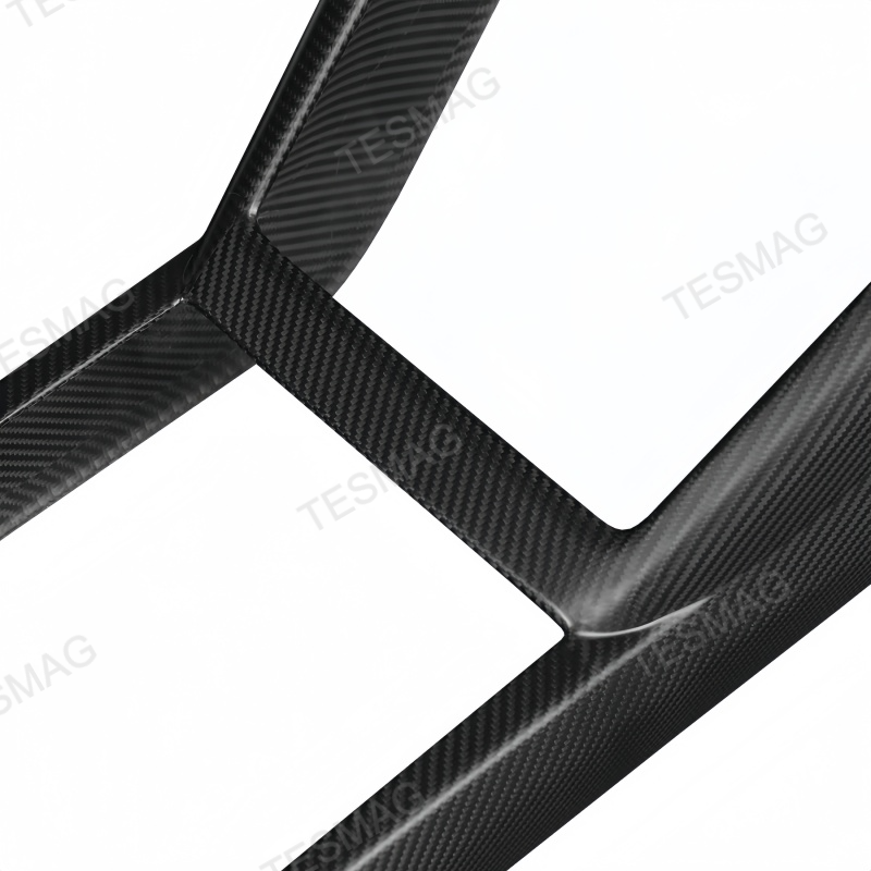 Real Carbon Fiber Console Side Panel Protector For Tesla Model Y Juniper