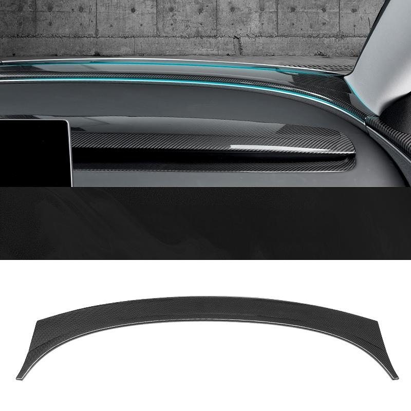 Real Carbon Fiber Dashboard Air Vent Overlay Kit For Tesla Model 3/Y