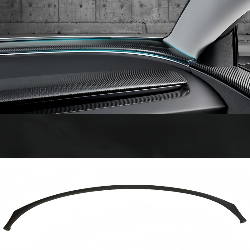 Real Carbon Fiber Dashboard Air Vent Overlay Kit For Tesla Model 3/Y