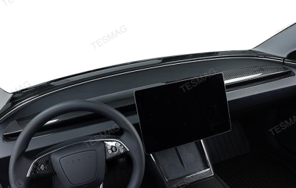 Real Carbon Fiber Dashboard Air Vent Overlay Kit For Tesla Model 3/Y