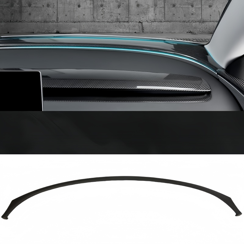 Real Carbon Fiber Dashboard Air Vent Overlay Kit For Tesla Model 3/Y