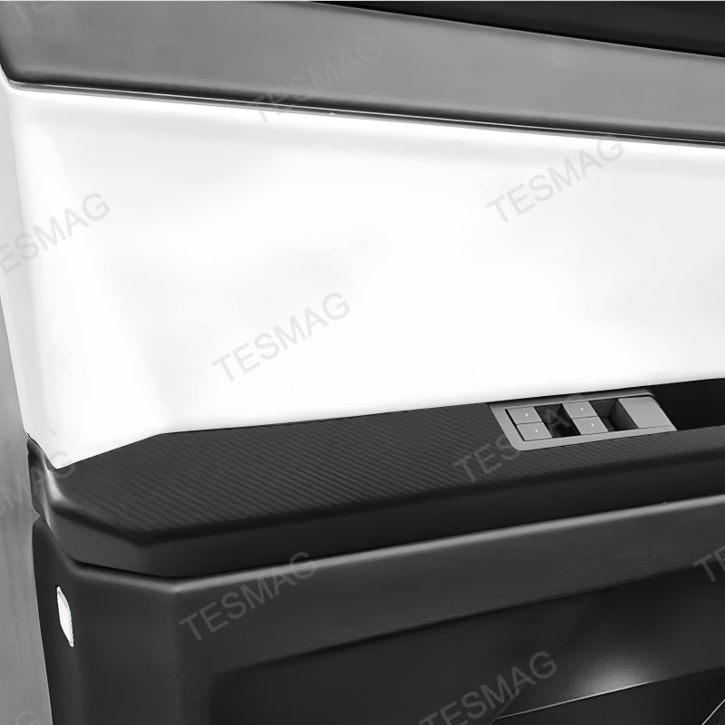 Real Carbon Fiber Door Armrest Covers for Tesla Cybertruck 