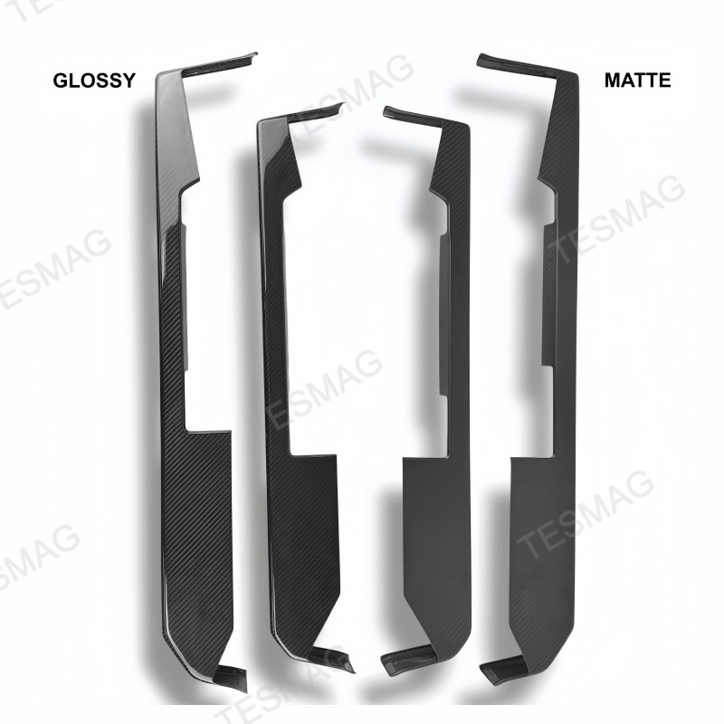 Real Carbon Fiber Door Armrest Covers for Tesla Cybertruck 