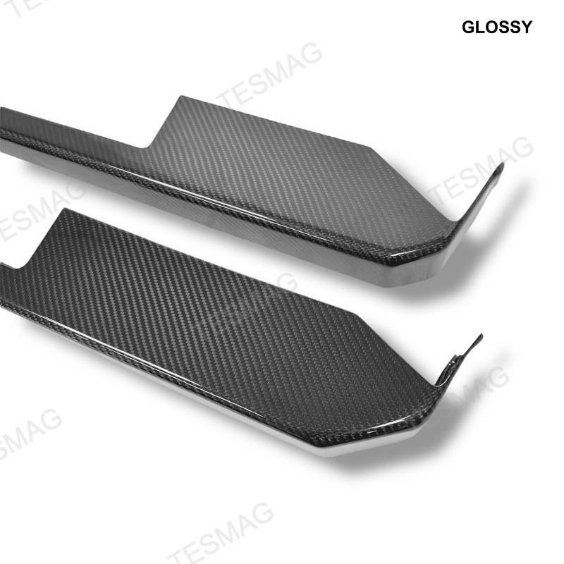 Real Carbon Fiber Door Armrest Covers for Tesla Cybertruck 