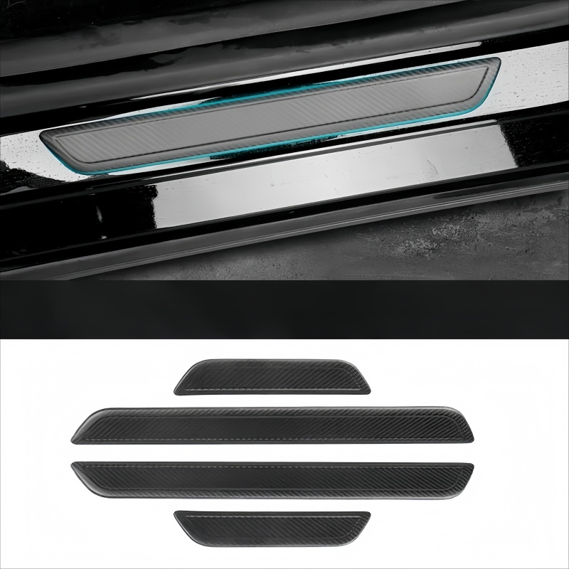 Real Carbon Fiber Door Sill Protector for Tesla Model Y