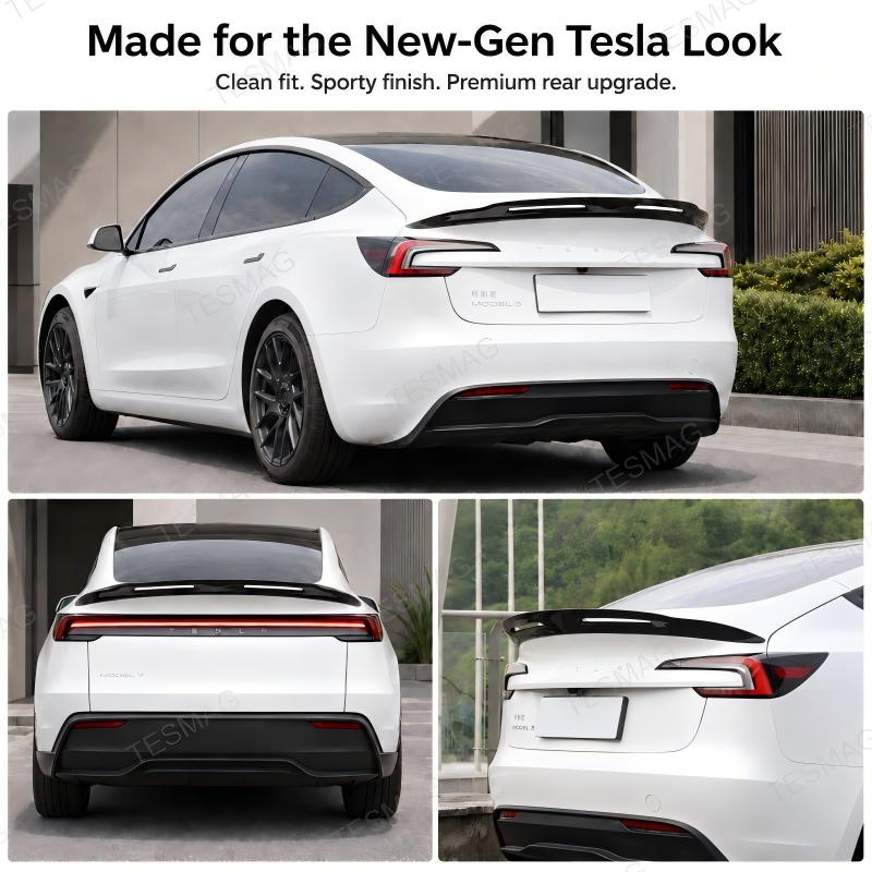 Real Carbon Fiber Hollow Rear Spoiler for Tesla Model 3 Highland 2024+  Model Y Juniper 2025+
