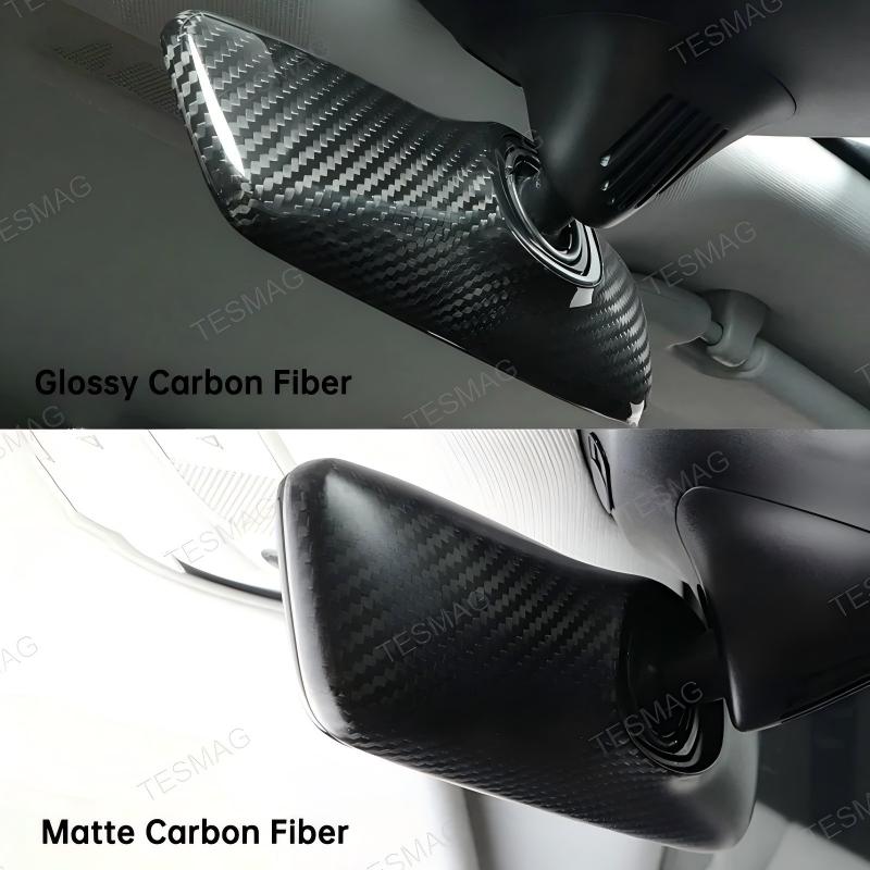 Real Carbon Fiber Interior Rearview Mirror Cover for Tesla Model 3/Y