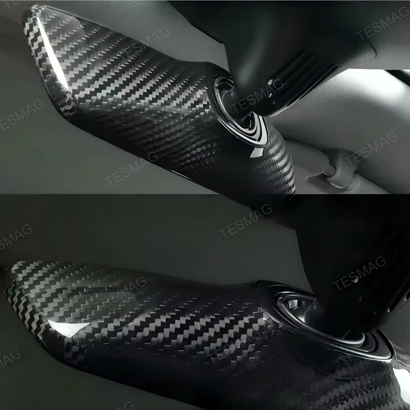 Real Carbon Fiber Interior Rearview Mirror Cover for Tesla Model 3/Y