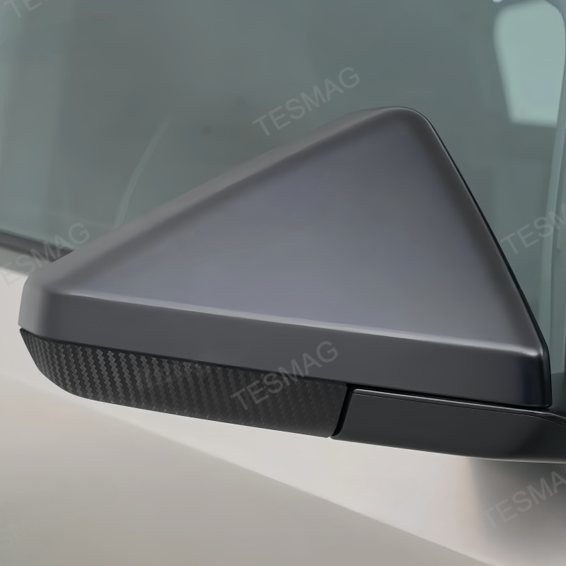 Real Carbon Fiber Lower Mirror Cover Caps for Tesla Cybertruck