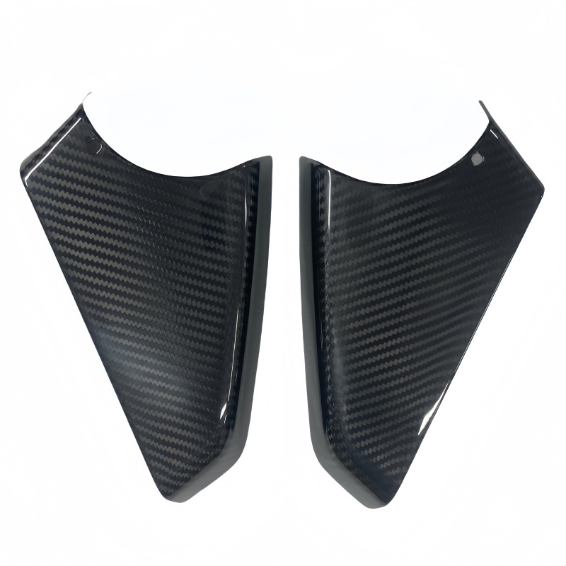 Real Carbon Fiber Lower Mirror Cover Caps for Tesla Cybertruck