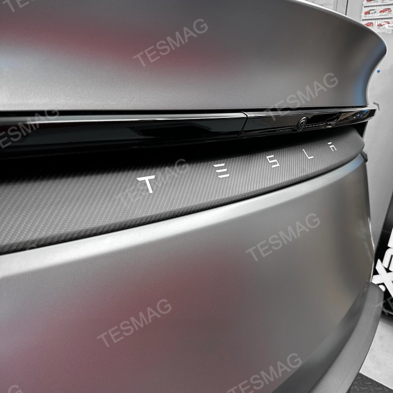 Real Carbon Fiber Tailgate Trim Strip for 2025+Tesla Model Y Juniper