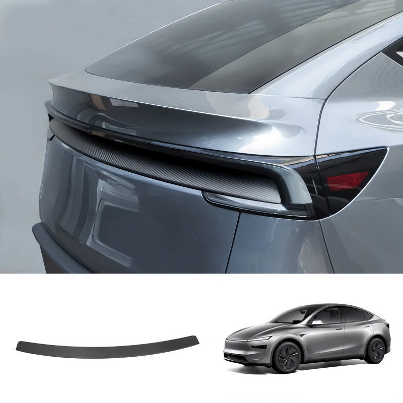 Real Carbon Fiber Tailgate Trim Strip for 2025+Tesla Model Y Juniper