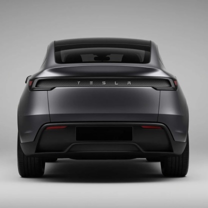 Real Carbon Fiber Tailgate Trim Strip for 2025+Tesla Model Y Juniper