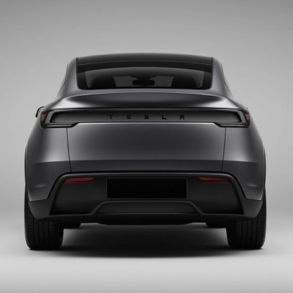 Real Carbon Fiber Tailgate Trim Strip for 2025+Tesla Model Y Juniper