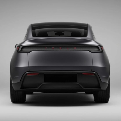 Real Carbon Fiber Tailgate Trim Strip for 2025+Tesla Model Y Juniper