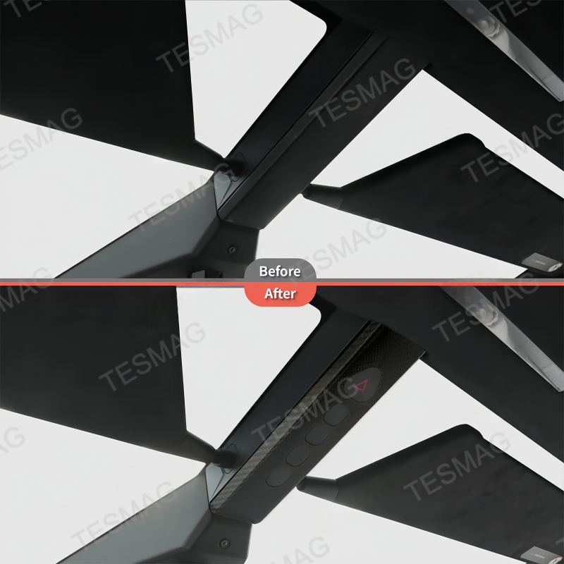 Real Carbon Fiber Tesla Cybertruck Shift Button Console Cover