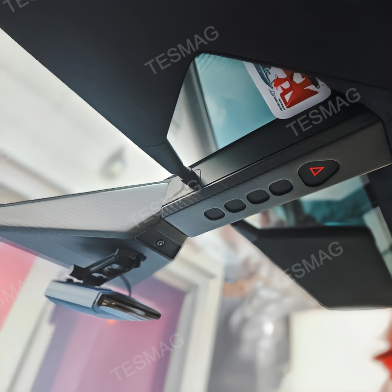 Real Carbon Fiber Tesla Cybertruck Shift Button Console Cover