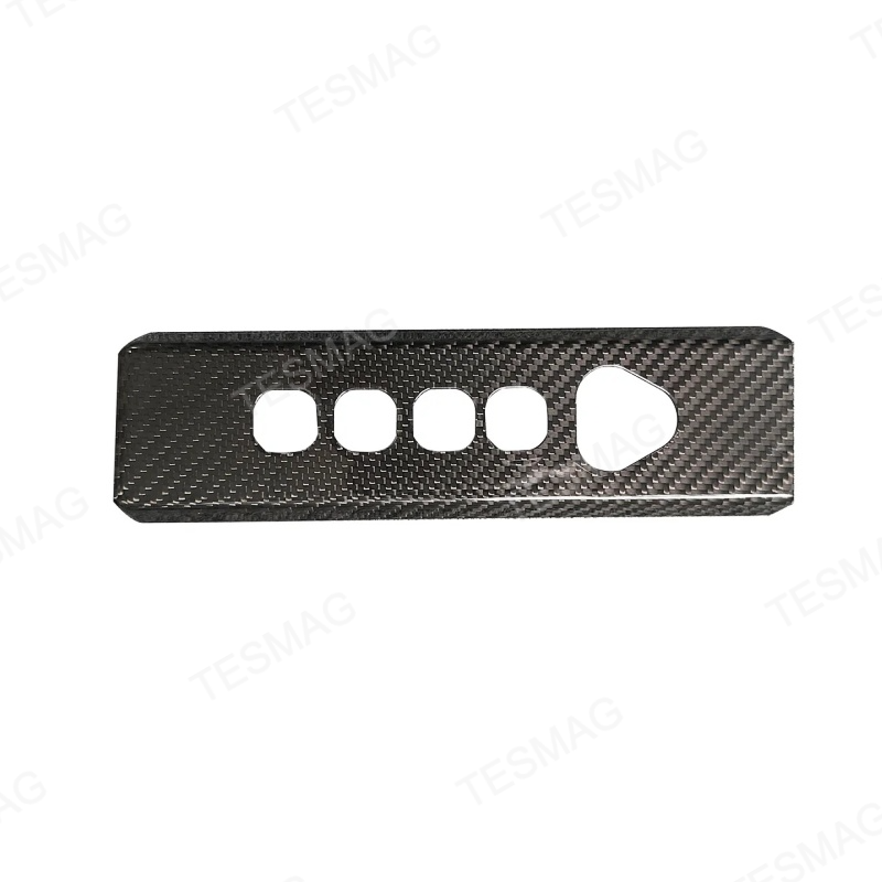 Real Carbon Fiber Tesla Cybertruck Shift Button Console Cover