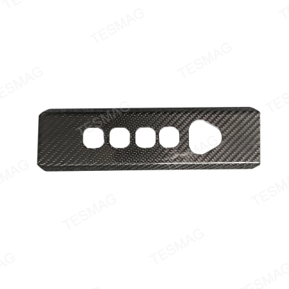 Real Carbon Fiber Tesla Cybertruck Shift Button Console Cover