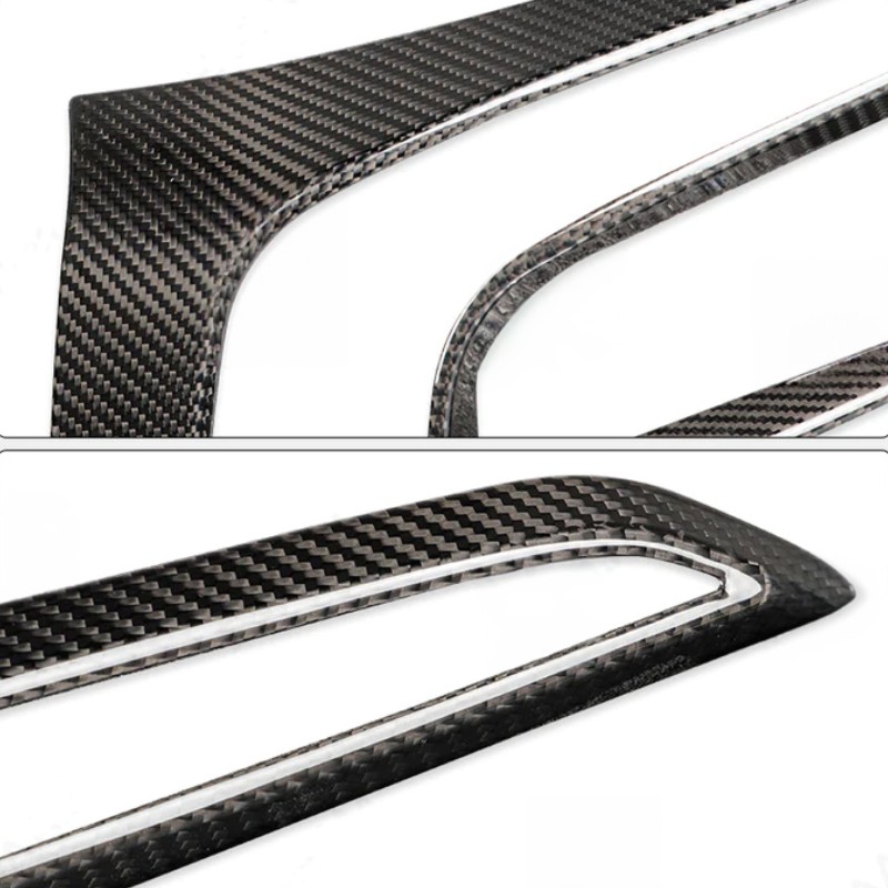 Real carbon fiber tail light frame for the Tesla Model 3 Highland (2 pcs)