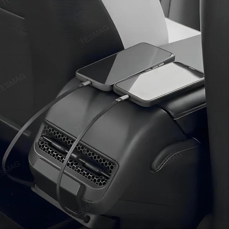 Rear Air Vent Two-in-One Dock Station for Tesla Model 3/Y