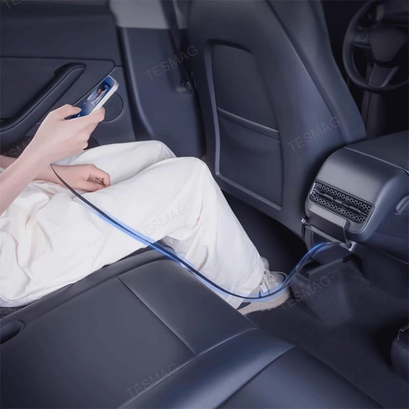 Rear Air Vent Two-in-One Dock Station for Tesla Model 3/Y