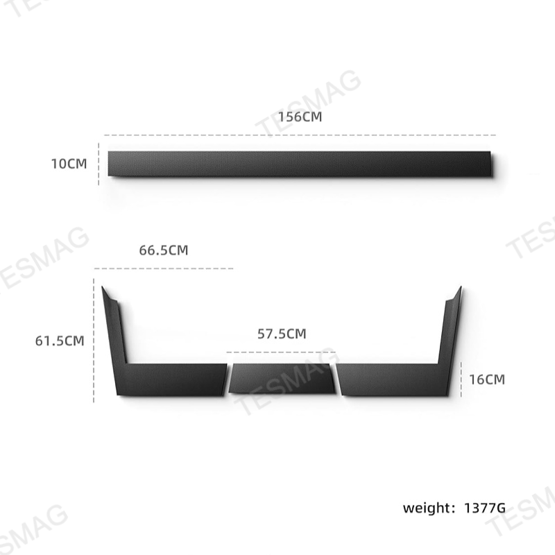 Rear Bumper Tailgate Protection Pad for Tesla Cybertruck