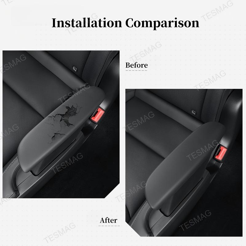 Rear Seat Armrest Silicone Protection Cover for Tesla Model Y Juniper