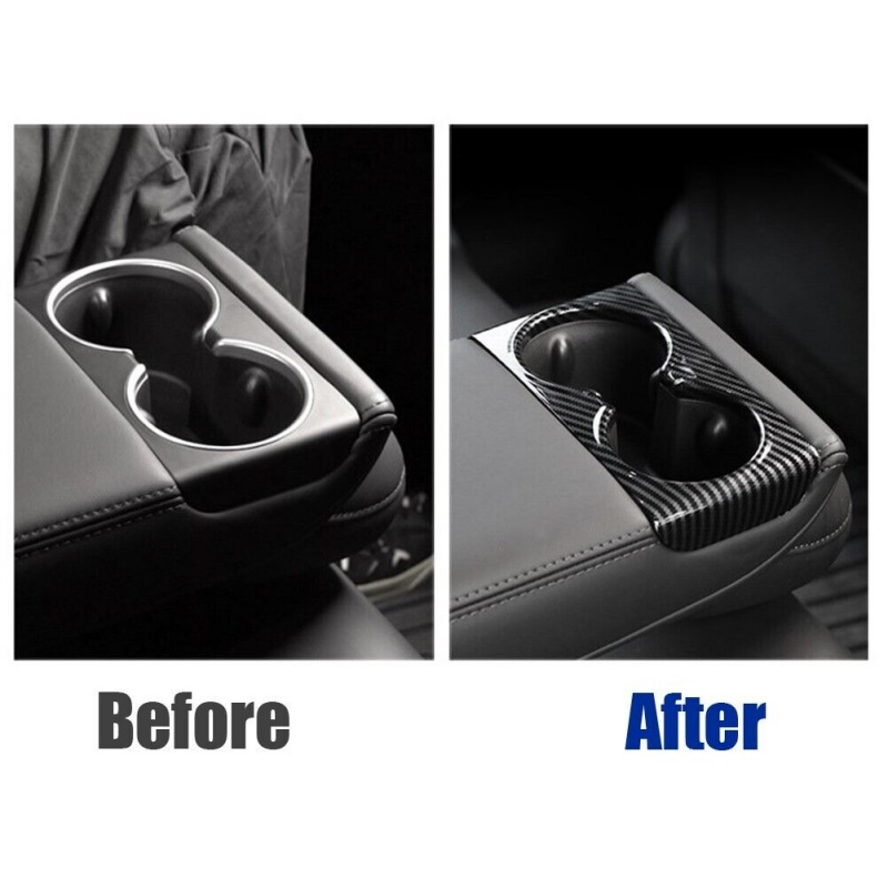 Rear Seat Cup Holder Protection Cover For Tesla Model 3 Highland