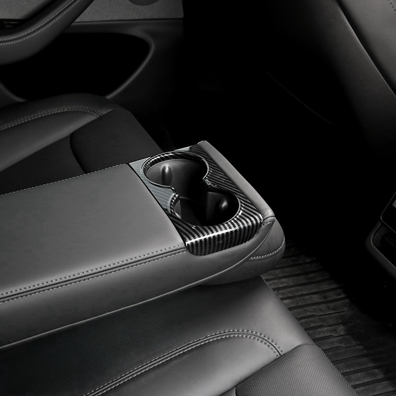 Rear Seat Cup Holder Protection Cover For Tesla Model 3 Highland