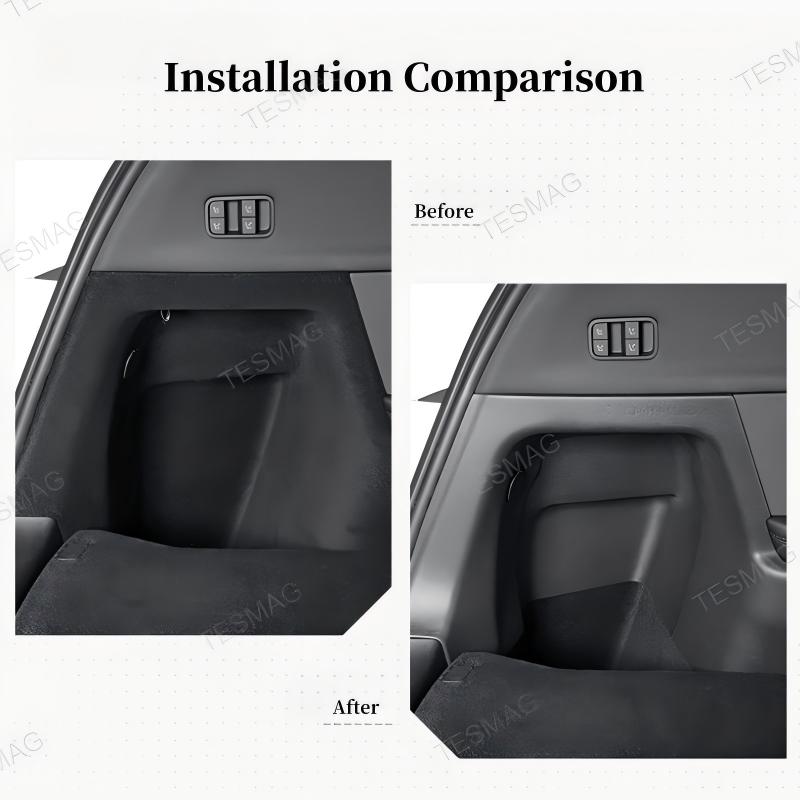Rear Trunk Side Panel Protective Cover for Tesla Model Y Juniper 2025+