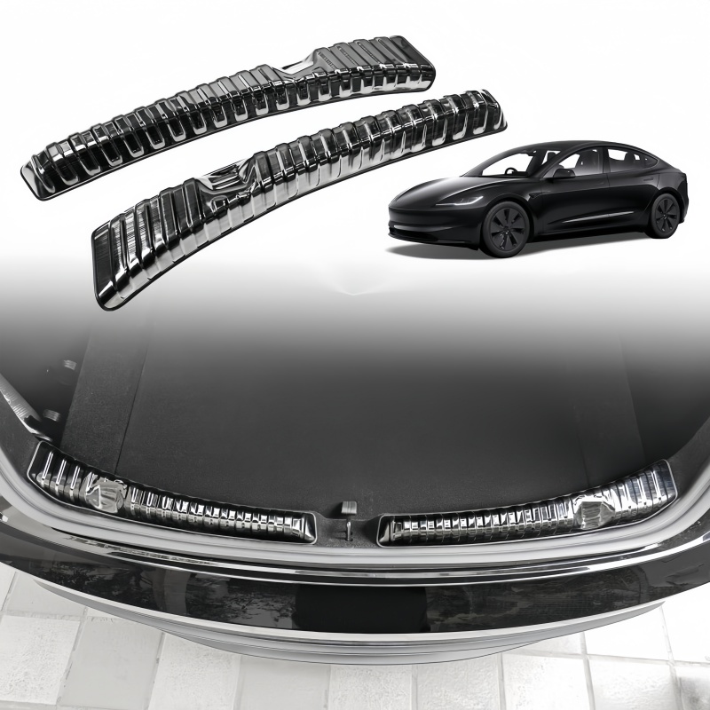 Rear Trunk Sill Plate Protector for Tesla Model 3/3 Highland