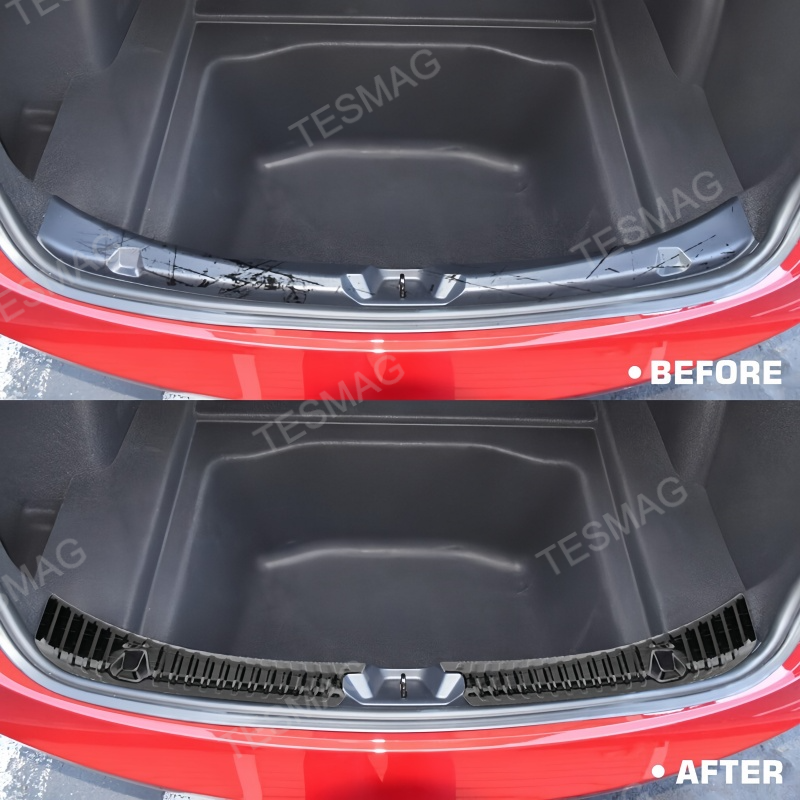 Rear Trunk Sill Plate Protector for Tesla Model 3/3 Highland