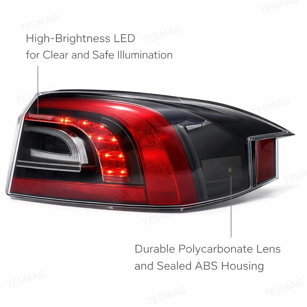 Rear Turn Brake Lamp & Tail Light Replacement For Tesla Model S 2016-2020