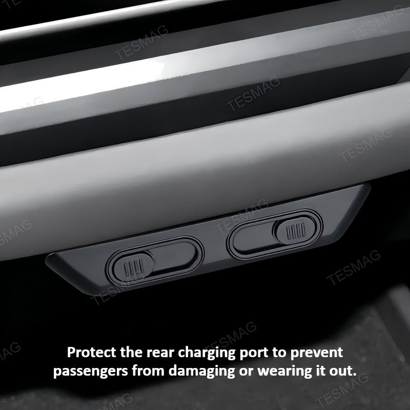 Rear USB Port Dust Cover for Tesla Model 3 Highland/Model Y Juniper