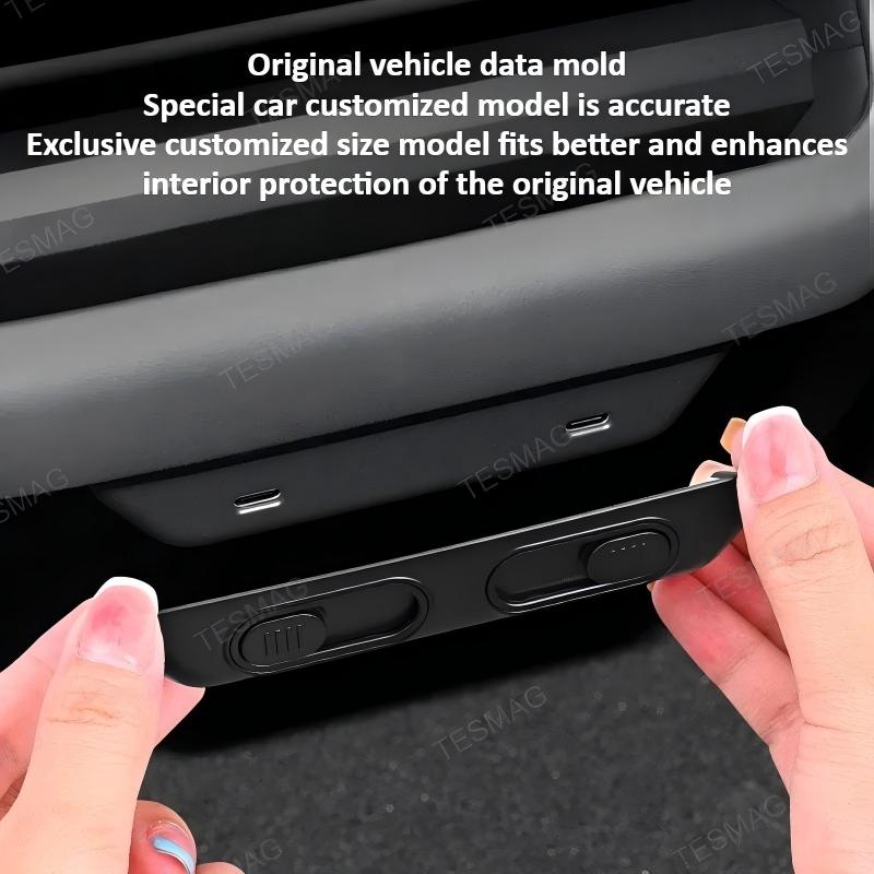 Rear USB Port Dust Cover for Tesla Model 3 Highland/Model Y Juniper
