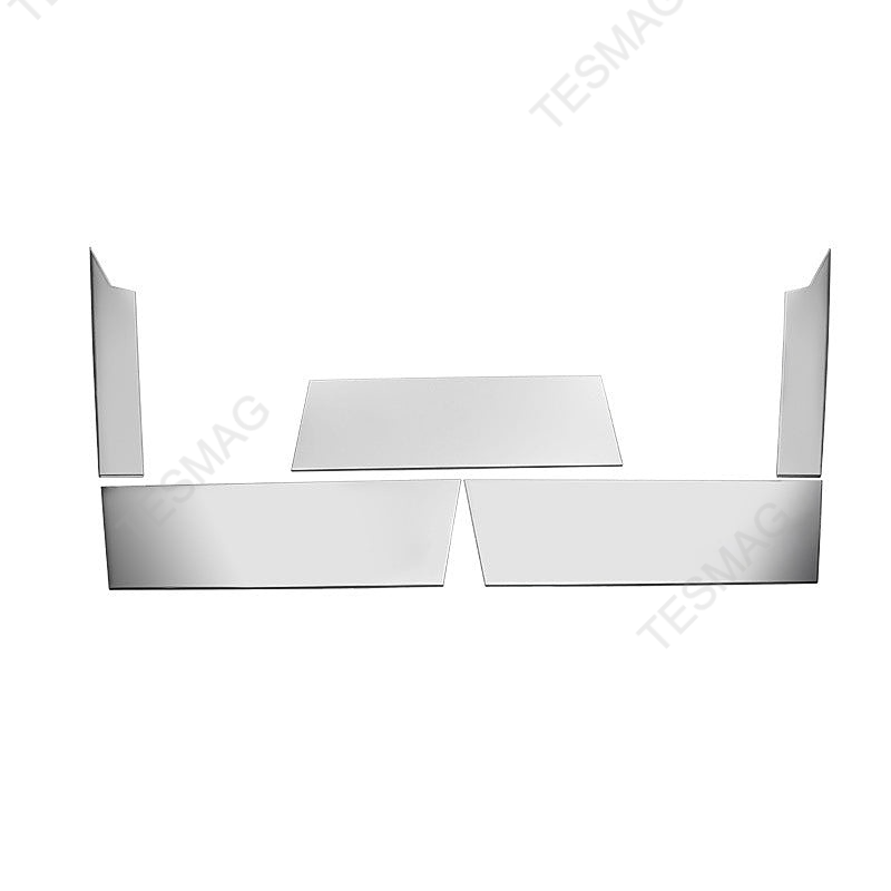 Rear bumper guard in stainless steel for the Tesla Cybertruck
