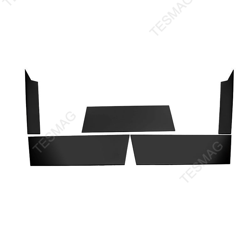 Rear bumper guard in stainless steel for the Tesla Cybertruck