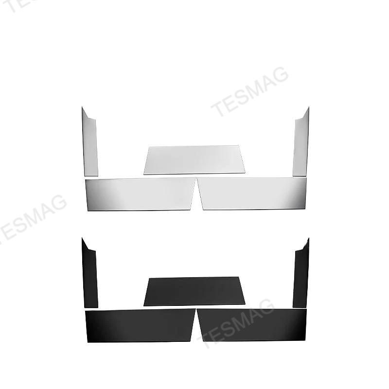 Rear bumper guard in stainless steel for the Tesla Cybertruck