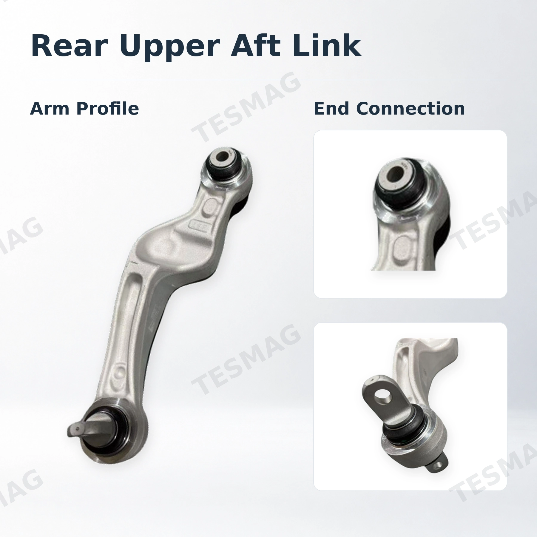 Rear Upper Aft Control Arm for Tesla Model S/X Palladium 2021–2025, Left or Right